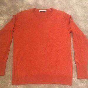 Everlane Cashmere Crew Heather Rust